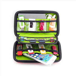 Hard EVA shell carry case for electronics accessories storage